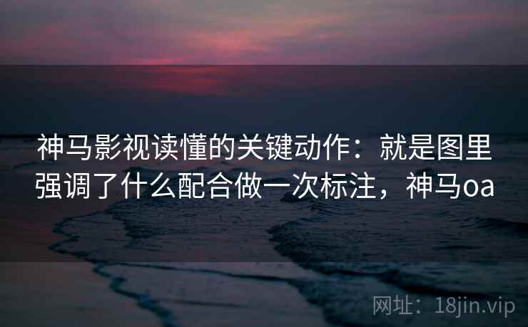 神马影视读懂的关键动作：就是图里强调了什么配合做一次标注，神马oa